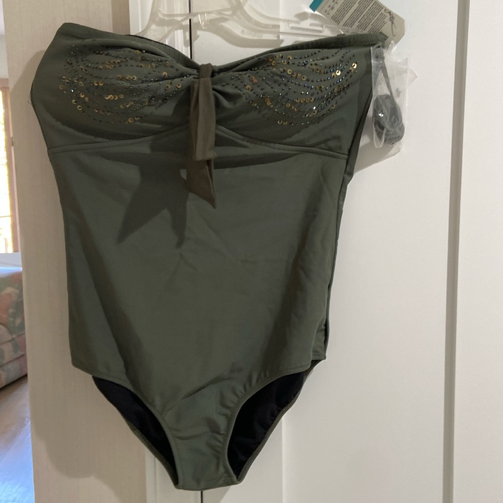 Olive Green Profile By Gotex one piece swimsuit